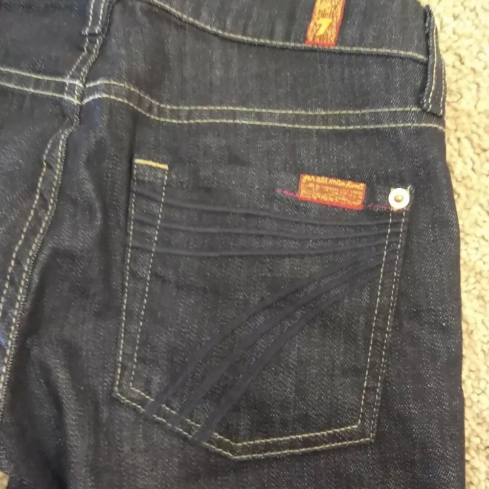 Women's 7 for all mankind dojo Capri pants Sz 25